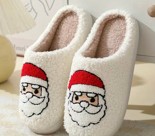 Holiday Slippers - Santa