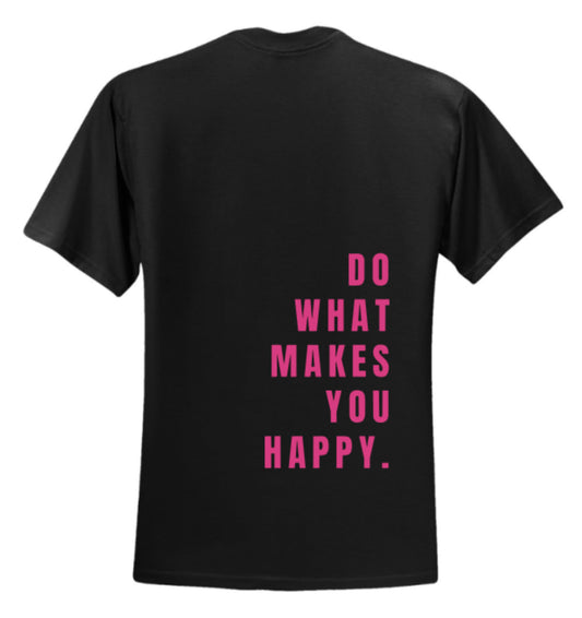 AHDP - YOUTH Do What Makes You Happy Tee - Black