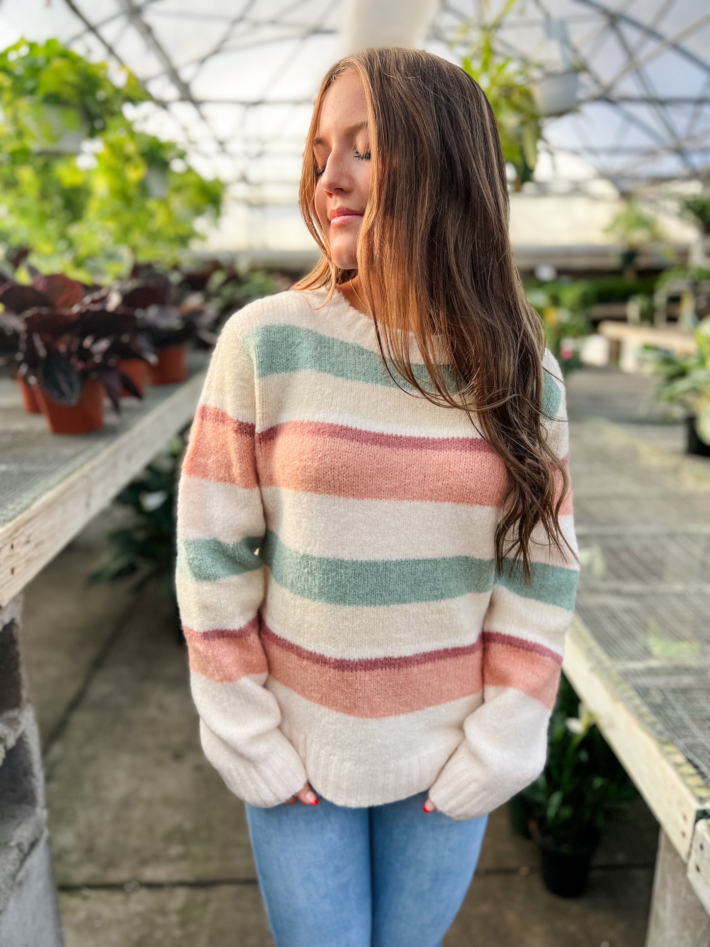 Candy Stripe Sweater Pullover