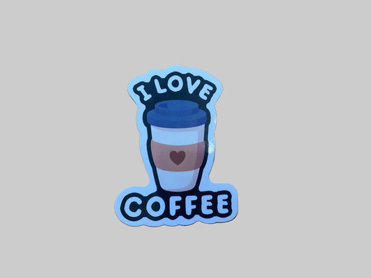 I Love Coffee - Sticker