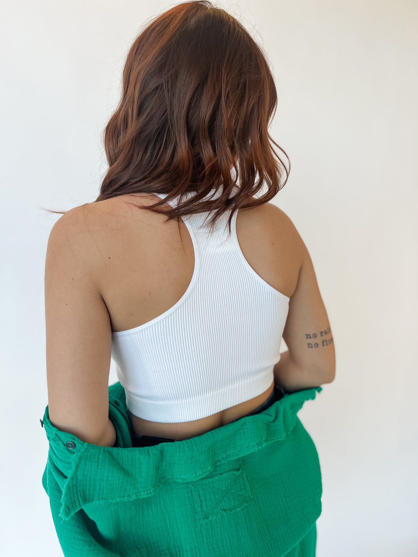 Basic Charm Crop - White