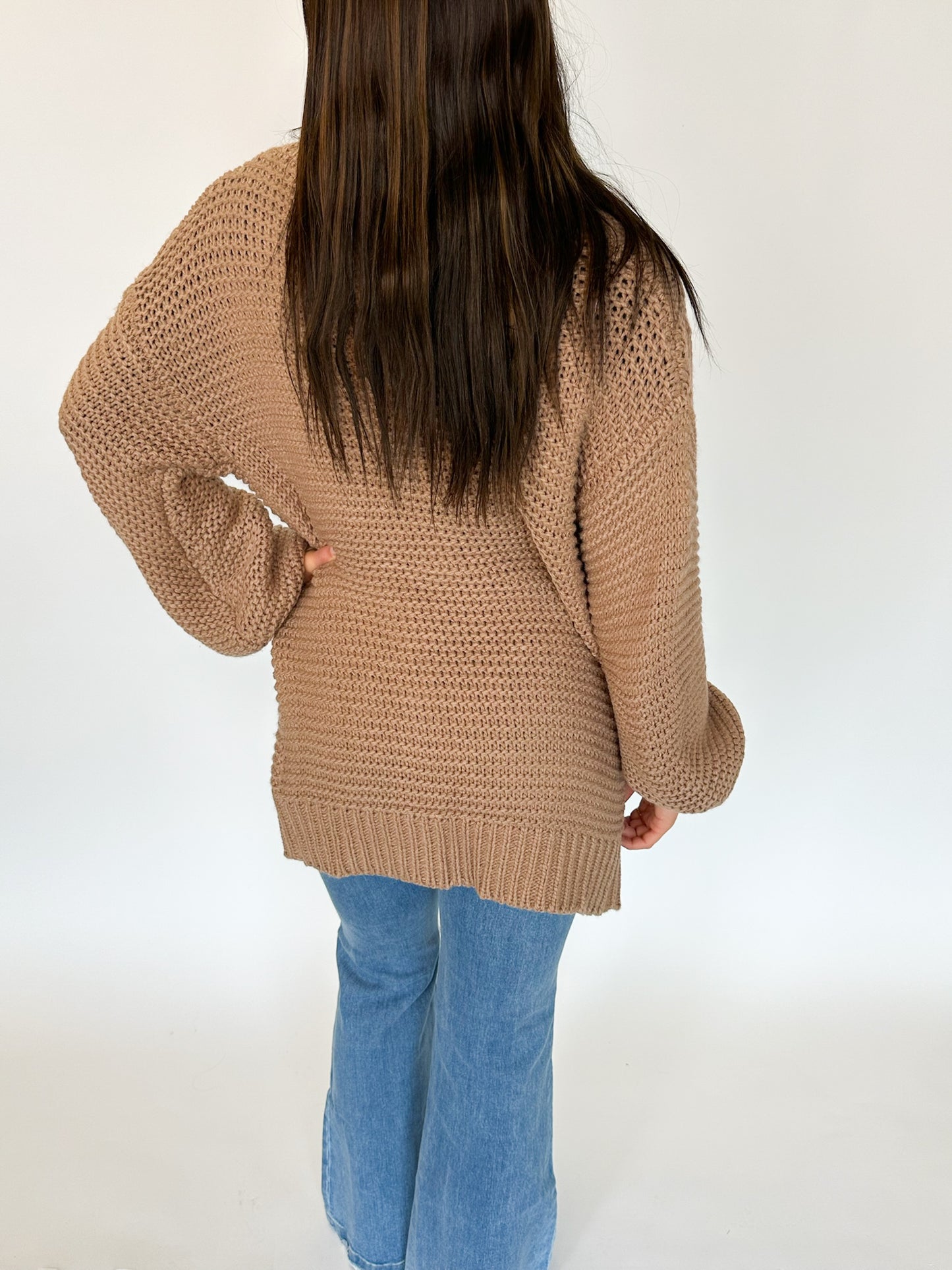 Wondering Why Cable Knit Cardigan