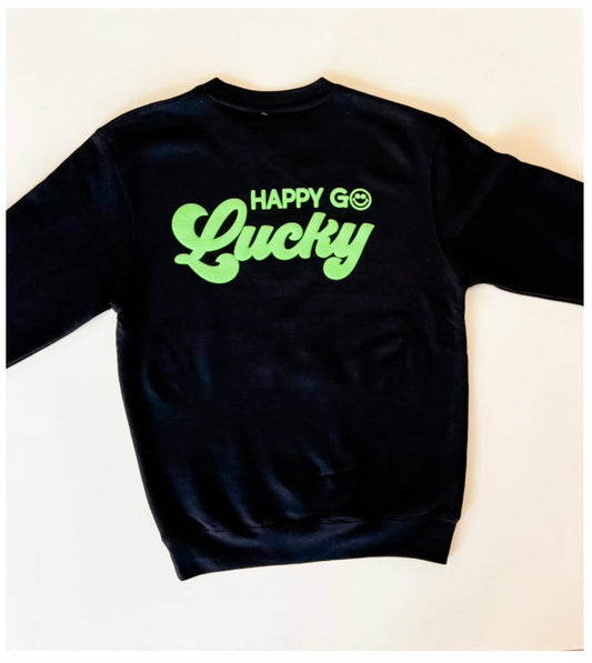 Happy Go Lucky Crew - Black
