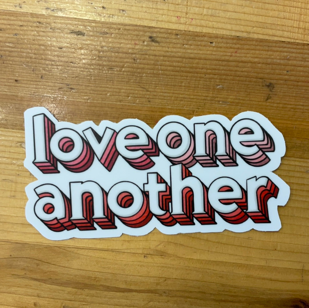 love one another Sticker