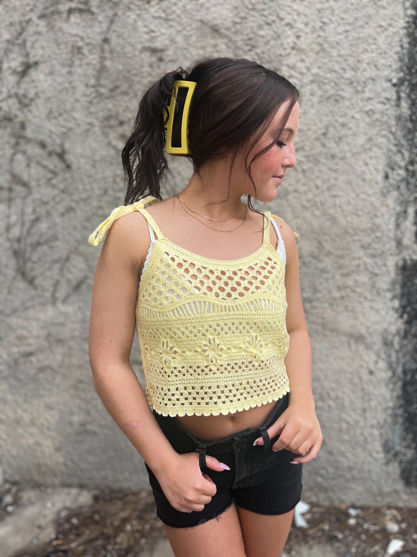 Claire Crochet Tank