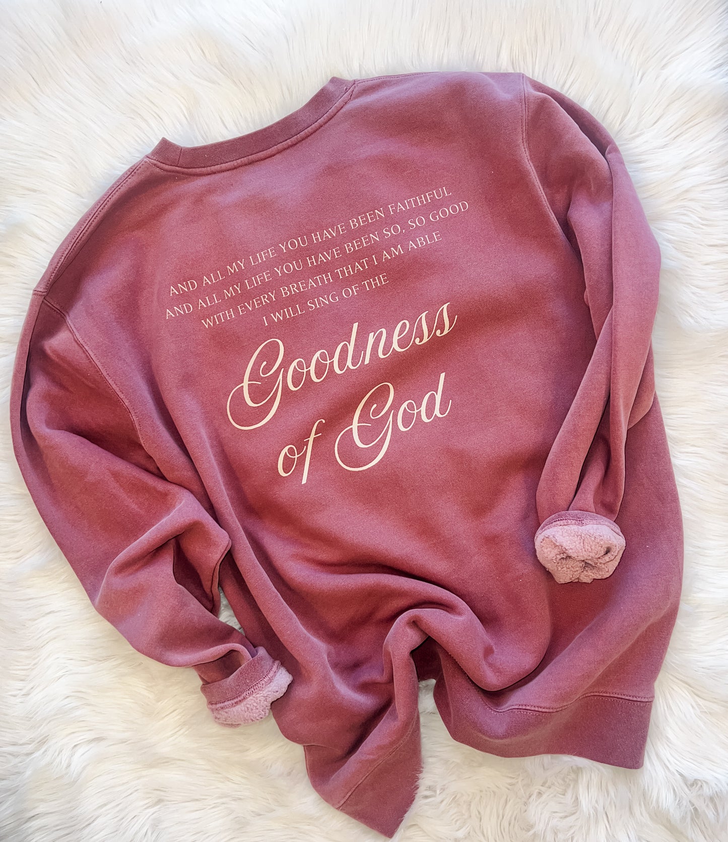 God Is Good Vintage Crew