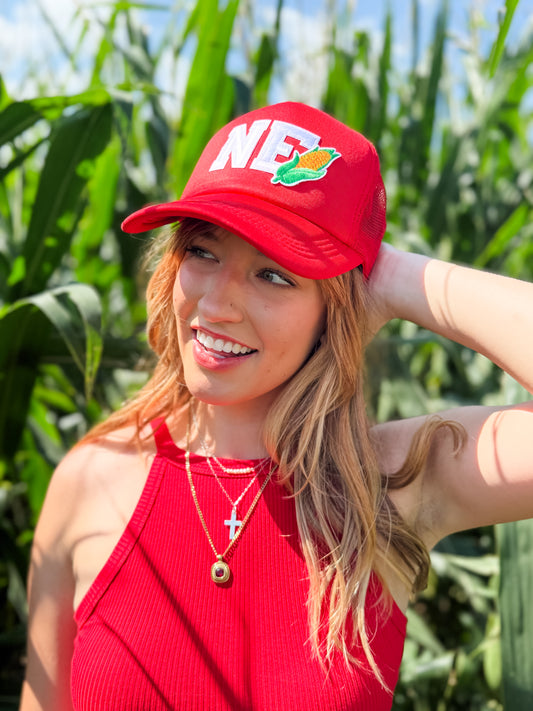 NE Corn Patch Trucker Hat
