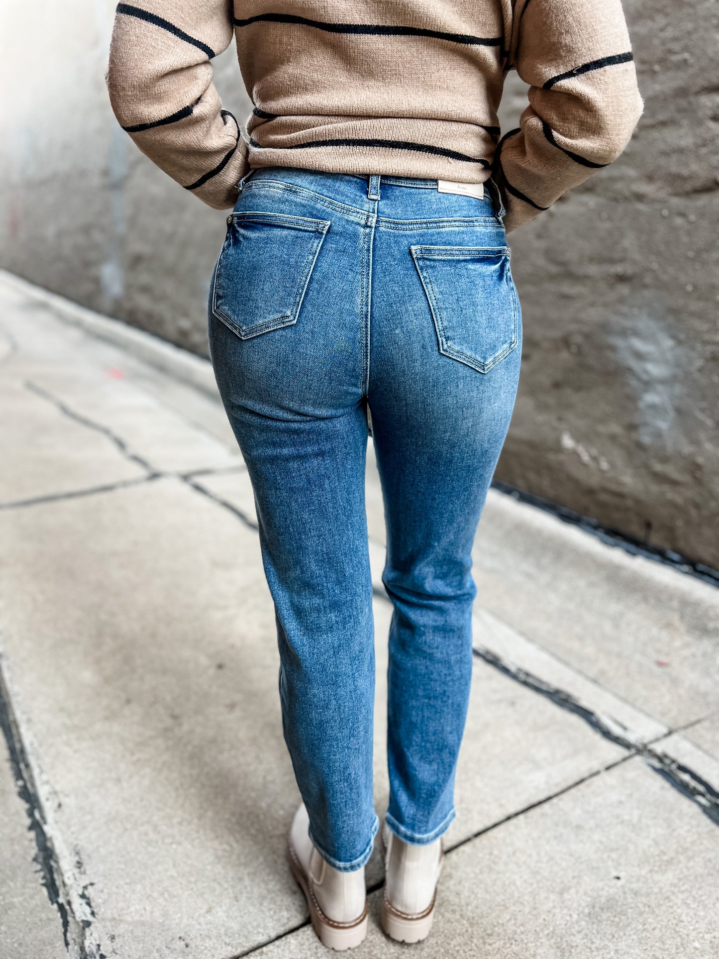 Josie Relaxed Straight Jeans