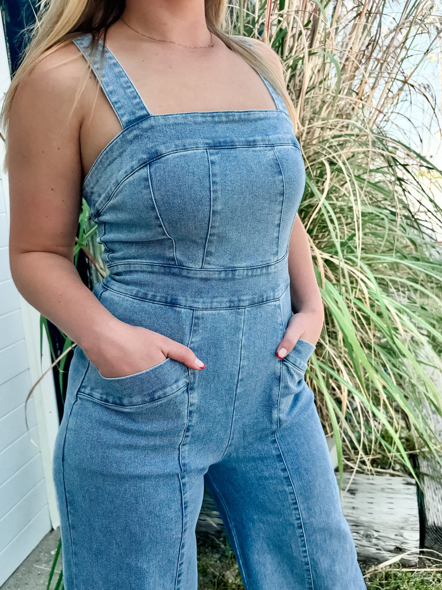 Howdy Denim Romper