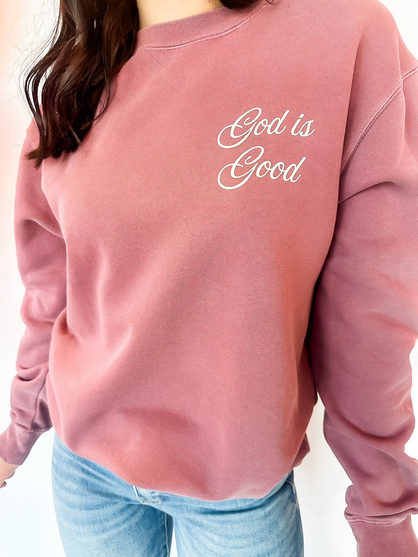 God Is Good Vintage Crew