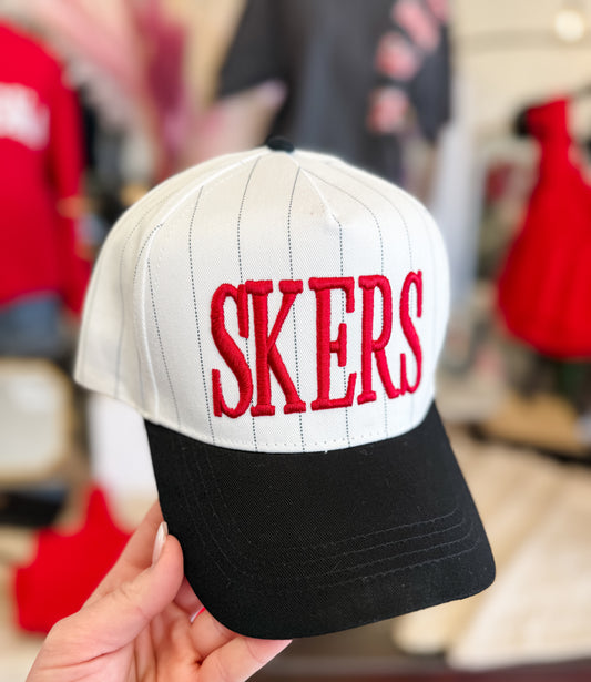 Pinstripe Baseball Hat - SKERS