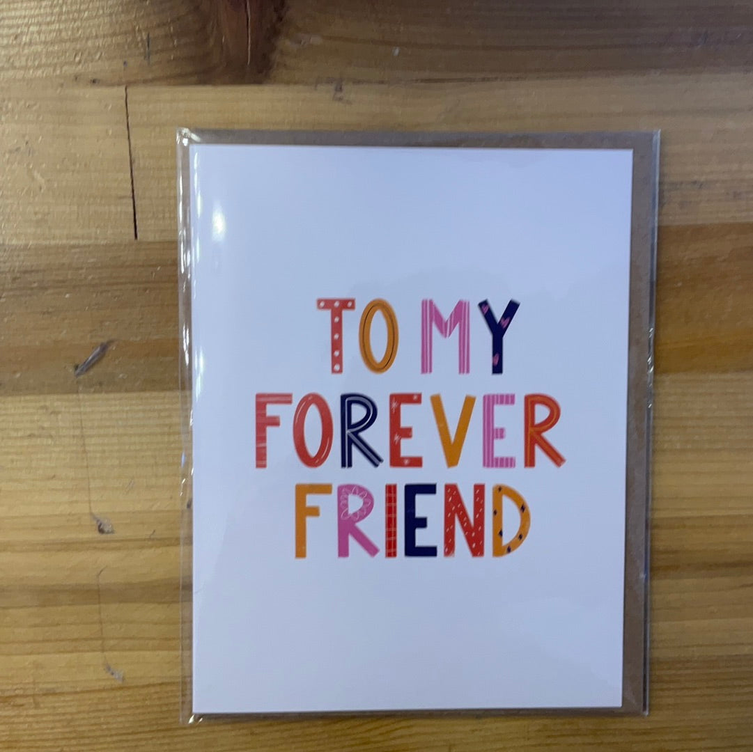 Anastasia Co. Card - To my Forever Friend