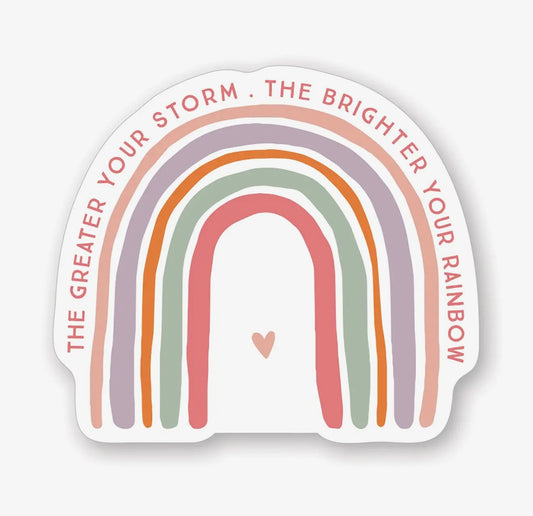 The Greater Your Storm - Sticker