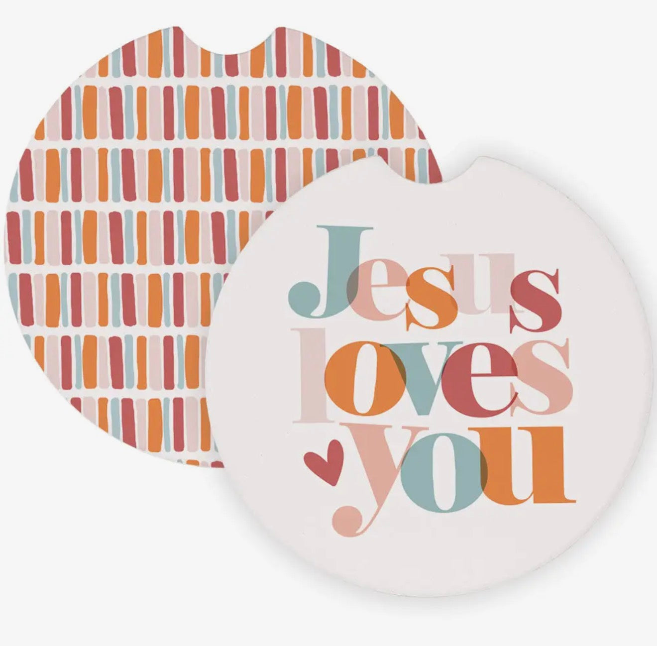Car Coaster Set - Jesus Loves You