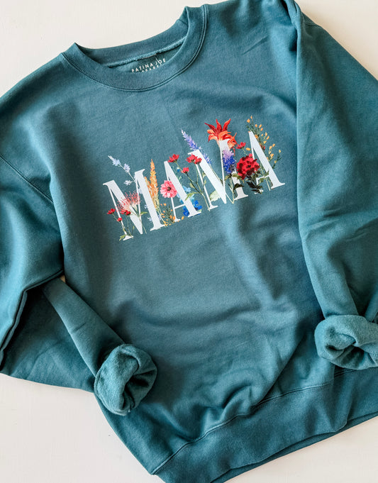 MAMA Floral Crew - Cactus