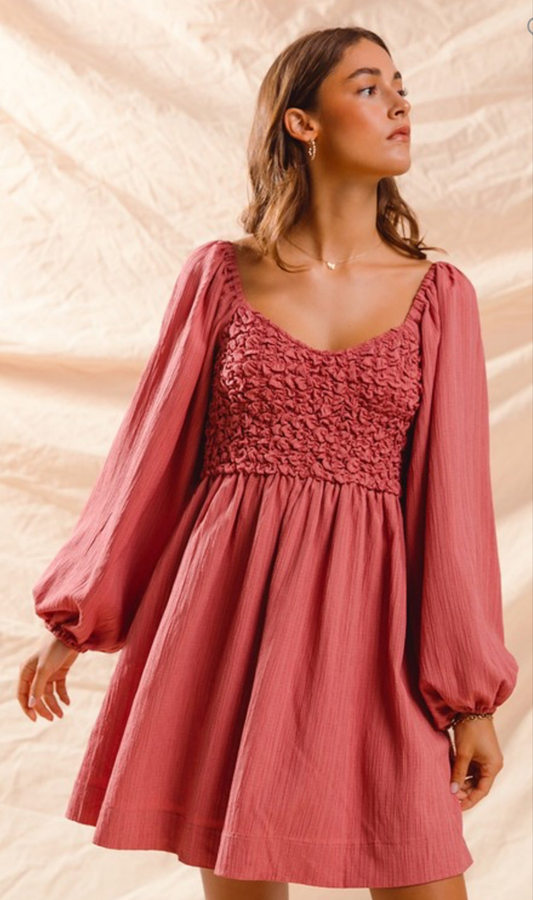 Tova Dress - Marsala