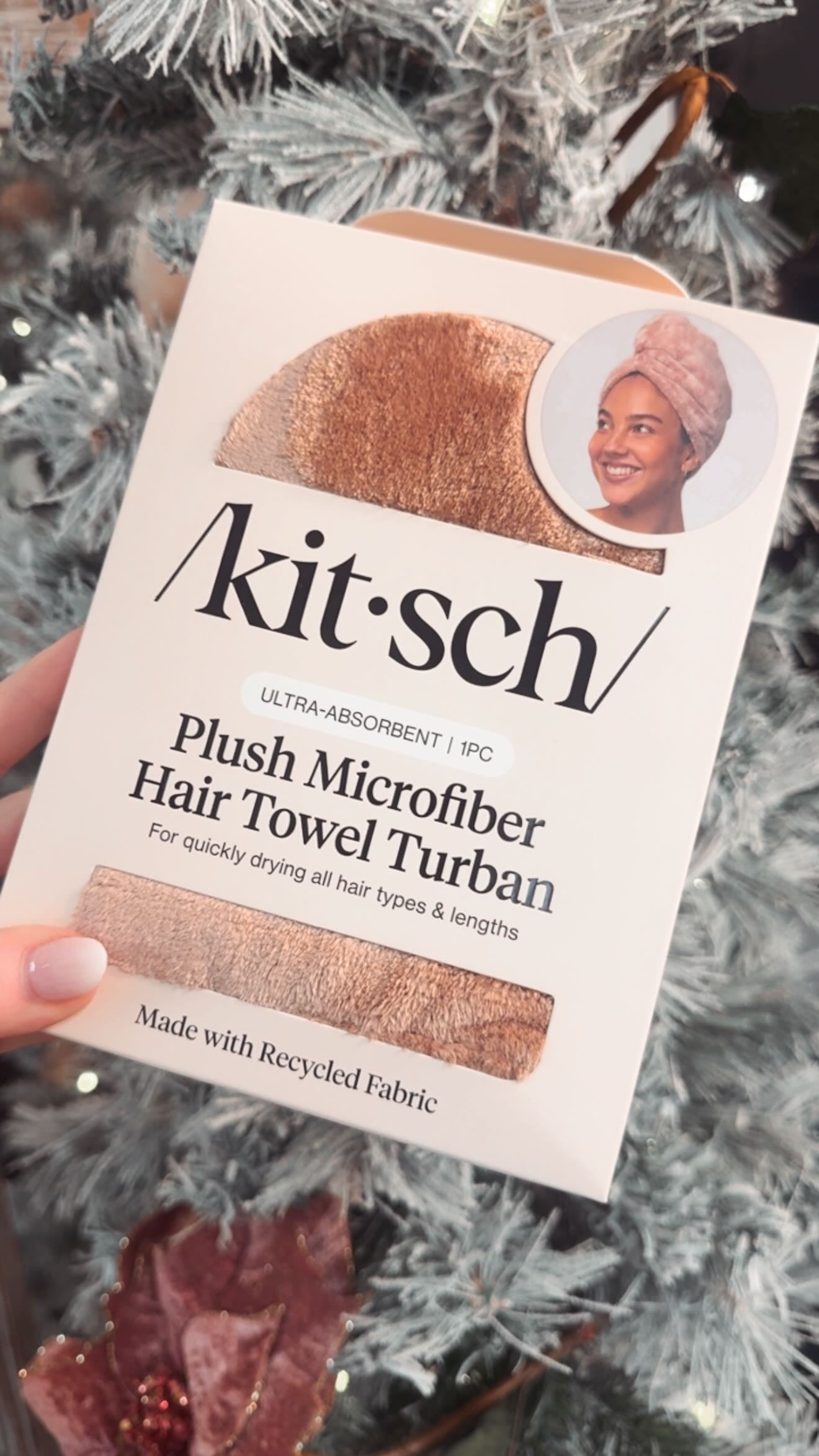 Kitsch Microfiber Hair Towel - Terracotta