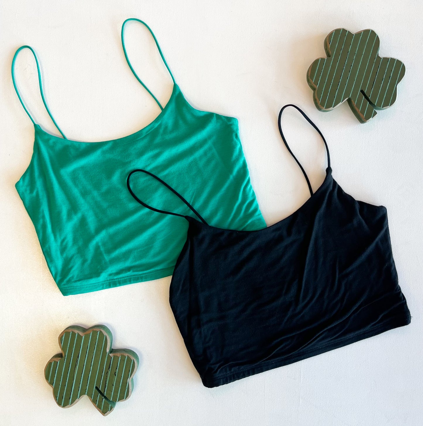 Soft Sculpt Double Lined Cami - Kelly Green