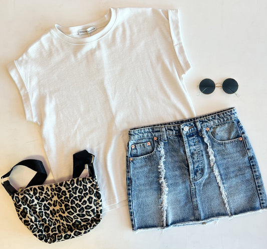 Easy Breezy Tee - Sand Beige