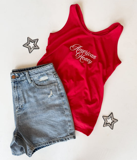 American Honey Tank - Red