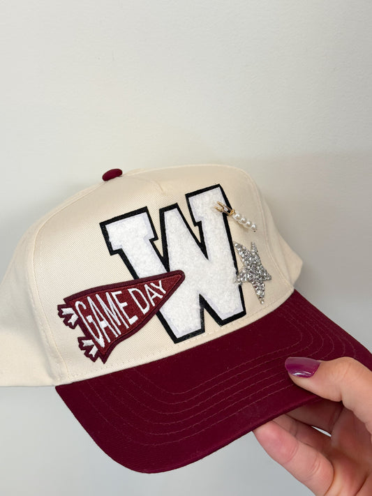 Game Day W Patch Trucker Hat