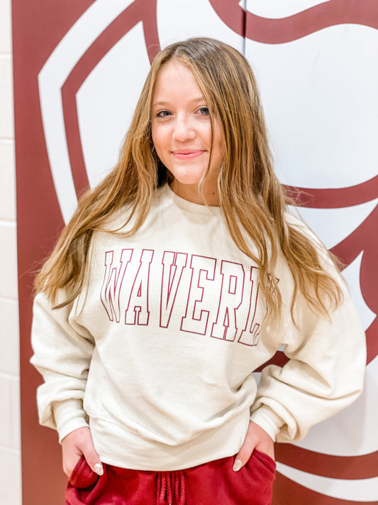 WAVERLY Corded Crew - Ivory