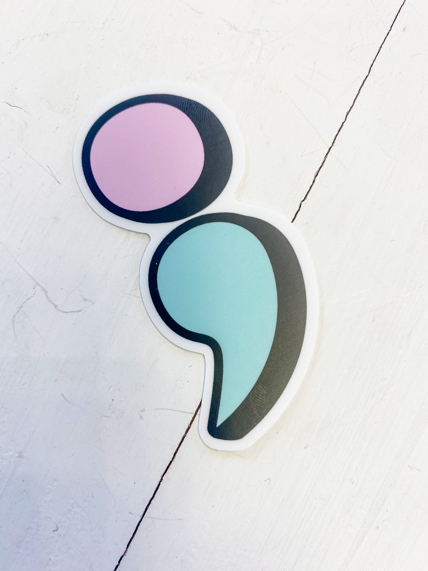 Semicolon- Sticker