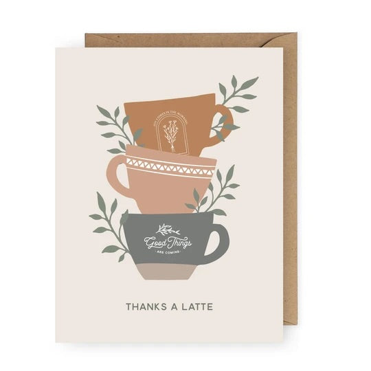 Anastasia Co. Card - Thanks A Latte